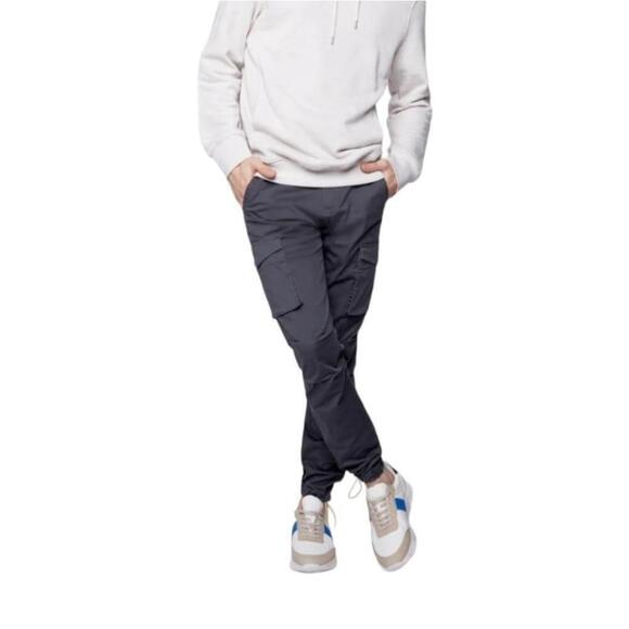 SLACKER by Jeanieology Grey Casual Pants size men's medium ( no cargo pockets) - Picture 1 of 7